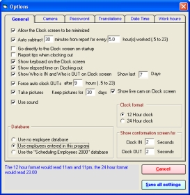 Picture Timeclock© - Version 4.2