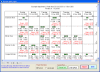 Reports display schedules, hours and/or wages
