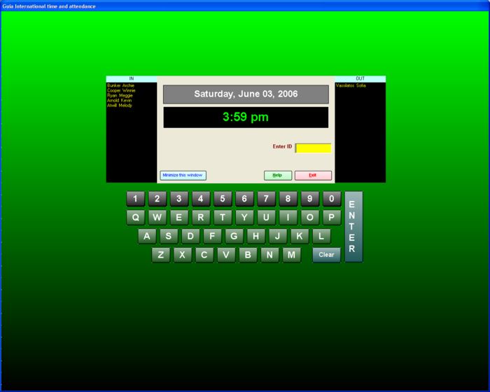 Picture Timeclock Version 4.3.4
